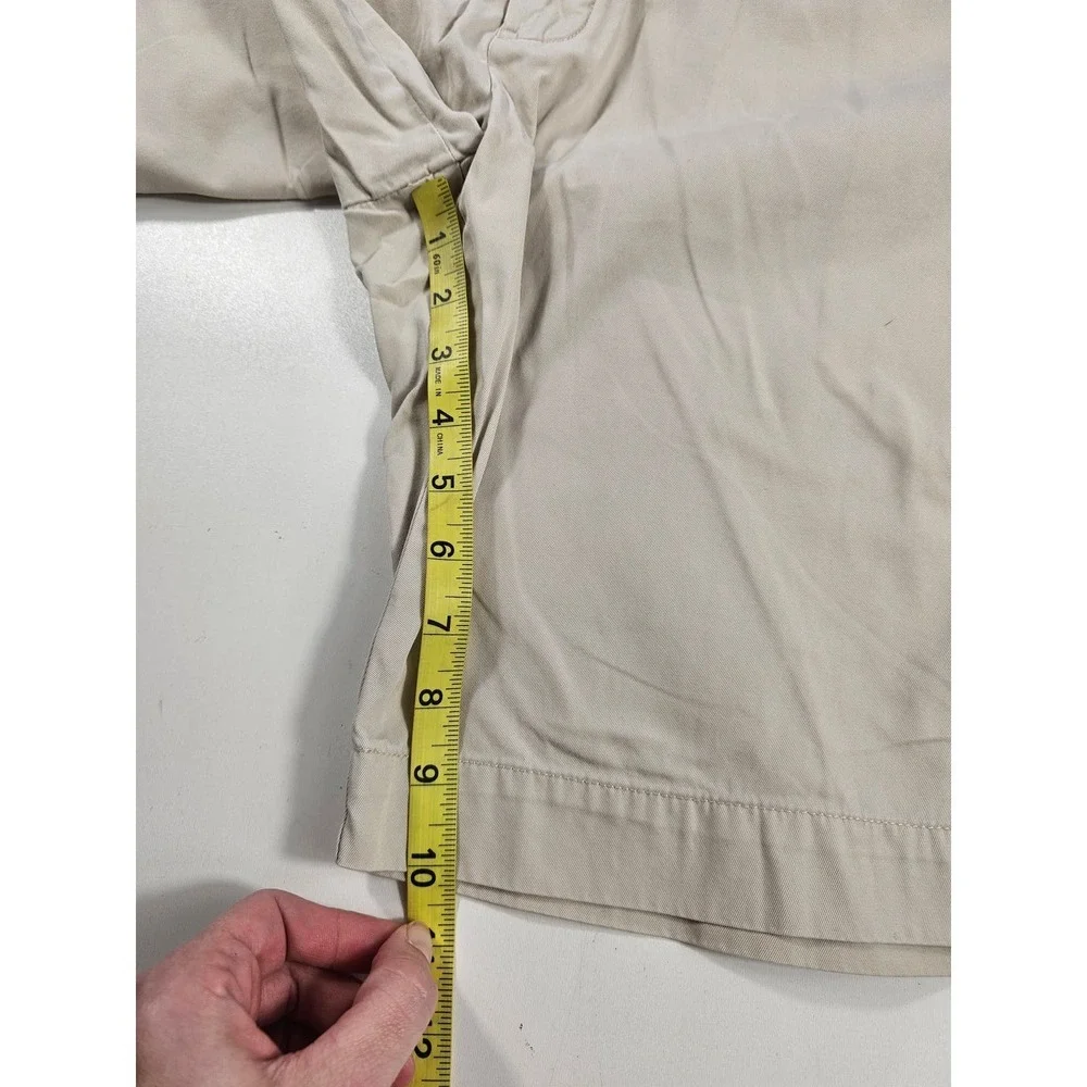 Polo ralph lauren size 38 khaki beige golf shorts casual men's side pockets